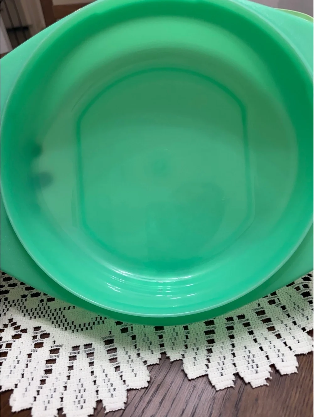 Vintage Tupperware jadeite green shredder and grater